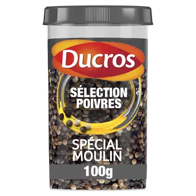 Mélange de poivre "Spécial Moulin" DUCROS, 100g