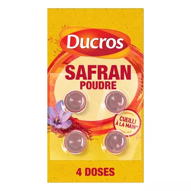 Safran moulu DUCROS, 4 doses x 0,1g