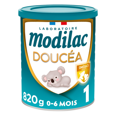 MODILAC DOUCEA - Lait 1er age, de 0 à 6 mois - 820g