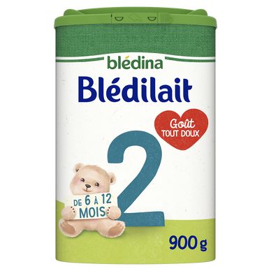 BLEDINA BLEDILAIT - Blédilait Goût Tout Doux, de 6 à 12 mois - 900g