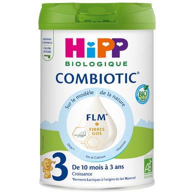 HIPP - Lait croissance en poudre BIO dès 10M COMBIOTIC, de 10 à 36 mois - 800g