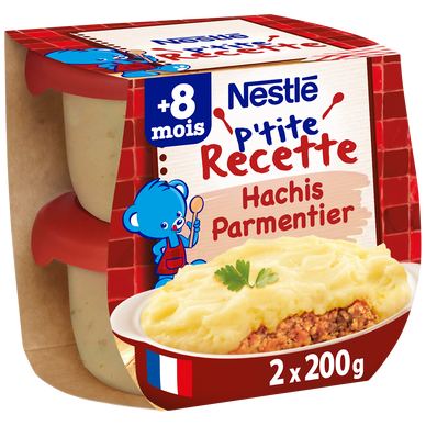 NESTLE P'TIT SOUPER - Hachis Parmentier, dès 8 mois - 2x200g