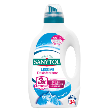 Lessive désinfectante grand air SANYTOL - 1,70l - 34 lavages