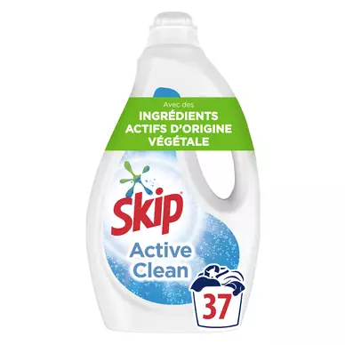 SKIP - Lessive liquide - 37 lavages - 1.665 l