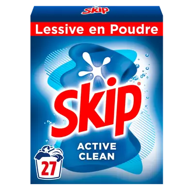 SKIP - Lessive en poudre - 27 lavages - 1.89 kg