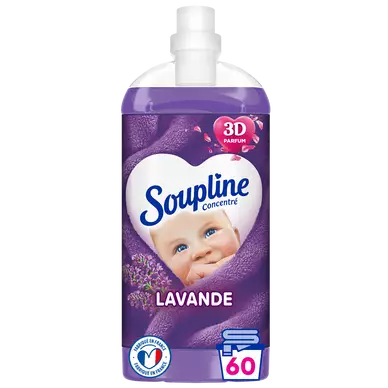 Assouplissant concentré lavande ultra 3d SOUPLINE 1,35l