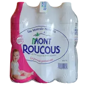 Eau minérale naturelle MONT ROUCOUS, 6 bouteilles de 1l
