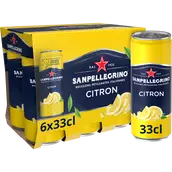 Boisson Gazeuse aromatisée Limonata SAN PELLEGRINO - 6x33cl
