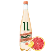 Eau gazeuse aromatisée pamplemousse/citron BADOIT BULLES DE FRUITS - 1l