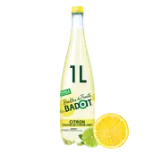 Eau gazeuse aromatisée citron/citron vert BADOIT BULLES DE FRUITS - 1l