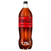 Soda COCA-COLA sans sucres - Bouteille 1,75L
