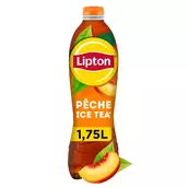 Boisson au thé pêche LIPTON ICE TEA - Bouteille 1,75L