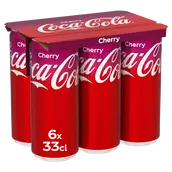 Soda COCA-COLA Cherry - Pack canettes 6x33cl