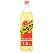 Soda saveur Agrumes SCHWEPPES - la bouteille de 1,5L