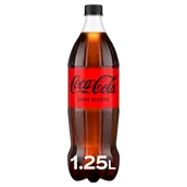 Soda COCA-COLA sans sucres - Bouteille 1,25L