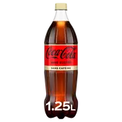 Soda COCA-COLA sans sucres sans caféine - Bouteille 1,25L