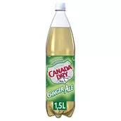 Soda Ginger Ale saveur gingembre CANADA DRY - la bouteille de 1,5L