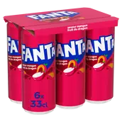 Soda FANTA Mangue Fruit du Dragon - Pack Canettes 6x33cl
