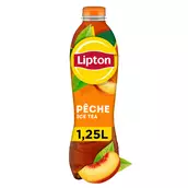 Boisson au thé à la pêche LIPTON ICE TEA, Bouteille 1,25l