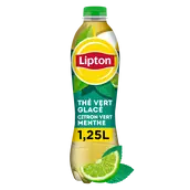 Boisson au thé vert et citron citron vert et menthe LIPTON ICE TEA, Bouteille 1,25l