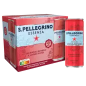 Eau gazeuse Orange Sanguine Framboise Noire SAN PELLEGRINO ESSENZA - 6x33cl