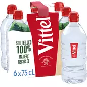 Eau minérale naturelle VITTEL - 6x75cl