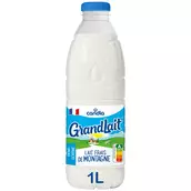Lait frais de Montagne demi-écrémé GRANDLAIT - 1L