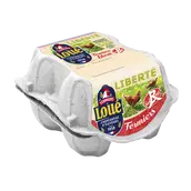 Gros Oeufs Plein air Label Rouge Fermier LOUE - Boîte de 4