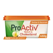 Margarine allégée cuisson et tartine sans huile de palme PRO ACTIV expert, 55%MG, 450g
