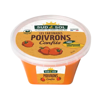Tapena'poivrons mi-séchés, barquette 150g