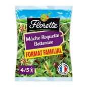 Trio mâche/roquette/betterave, FLORETTE, sachet 175g