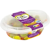 Olives dénoyautées à la méditerranéenne, CROC FRAIS, barquette 200g