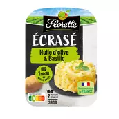Ecrasé de pomme de terre/huile d'olive, FLORETTE, barquette 2 x 195g