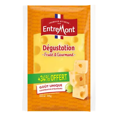 From.past.Le Dégustation 27%mg ENTREMONT portion 250g+34% offert