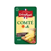 Comté en tranches au lait cru ENTREMONT, 34% de MG, 120g