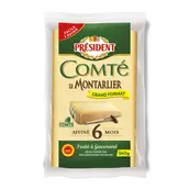 Comté AOP affiné 6 mois PRESIDENT Le Montarlier - 340g