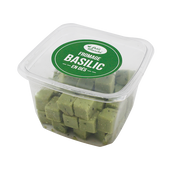 Dés de fromage basilic, au lait pasteurisé, 29% de MG, 120g