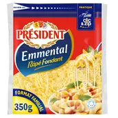 Emmental râpé fondant PRESIDENT - 350g