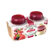 Dessert Panna Cotta coulis fruits rouges RIANS - 2 pots de 120g