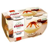 Dessert Ile Flottante vanille bourbon RIANS - 4 pots de 100g