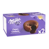 Moelleux milka coeurs coulants chocolat au lait COTE D'OR 180g
