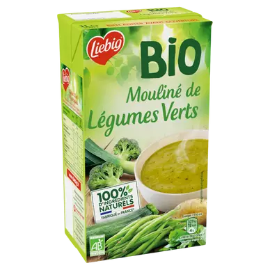 Soupe mouliné de légumes verts bio LIEBIG, 1l