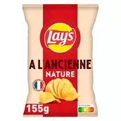 Chips à l'ancienne nature LAY'S paquet 155g