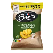 Chips paysannes au sel de Guérande BRET'S, sachet de 250g