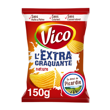 Chips ondulées salée VICO, 150g