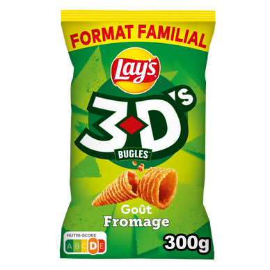 LAYS 3D'S FROMAGE 300G