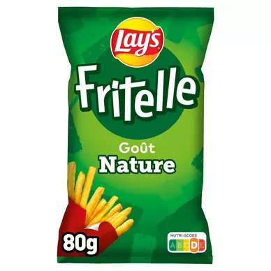 Biscuits apéritif LAY'S FRITELLE Goût nature 80g