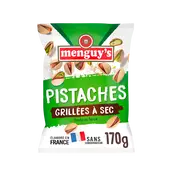 Pistaches grillées à sec pointe de poivre, MENGUY'S, 170g