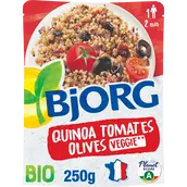 Plat cuisiné quinoa tomate huile d'olive bio BJORG - 250g