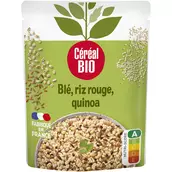 Blé Riz rouge Quinoa repas express CEREAL BIO - 220g